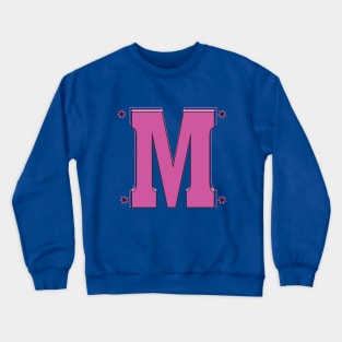 "M" This Is Letter M Capital First Letter In Your Name Crewneck Sweatshirt